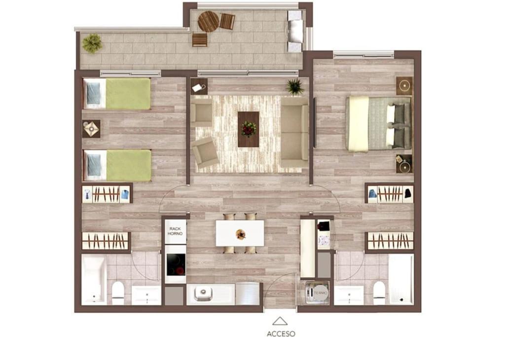 Apartamento Acogedor Departamento A Pasos Del Llanquihue